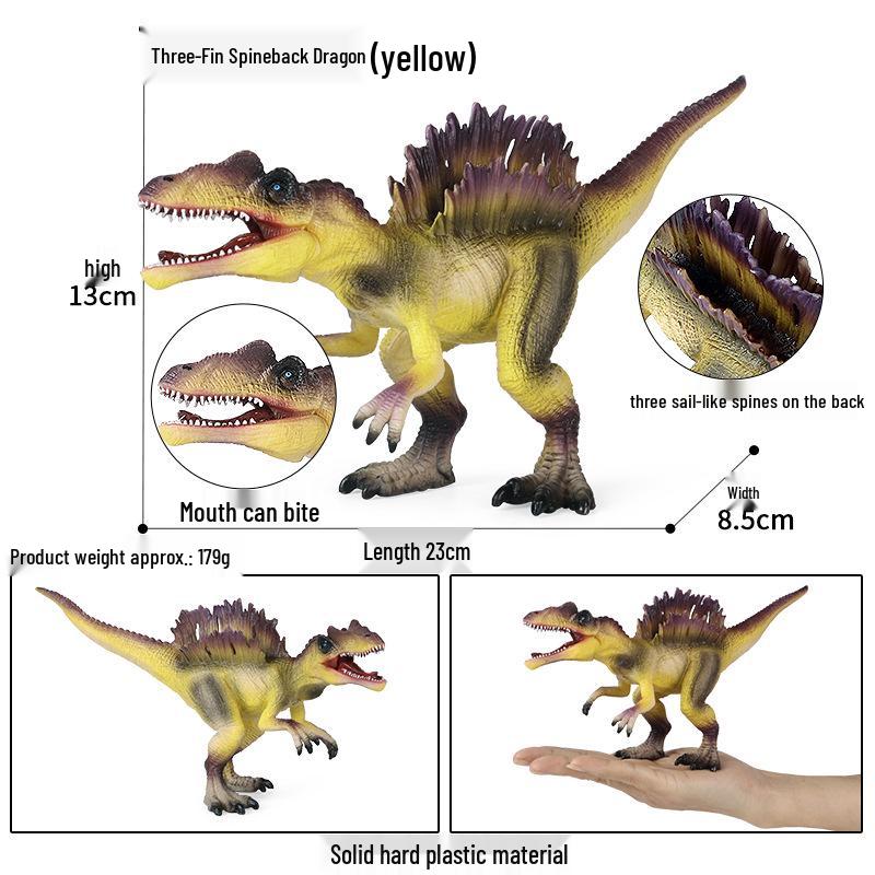 Jurassic Simulation Dinosaur Toys: Spinosaurus, Tyrannosaurus Rex, Mosasaurus