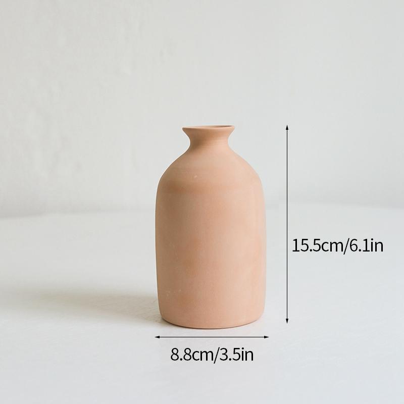 Nordic Ceramic Vase Morden Decorative Flower Bottle Dry Flower Vases for Home Desktop Vase Table Decor Flower Arrangement