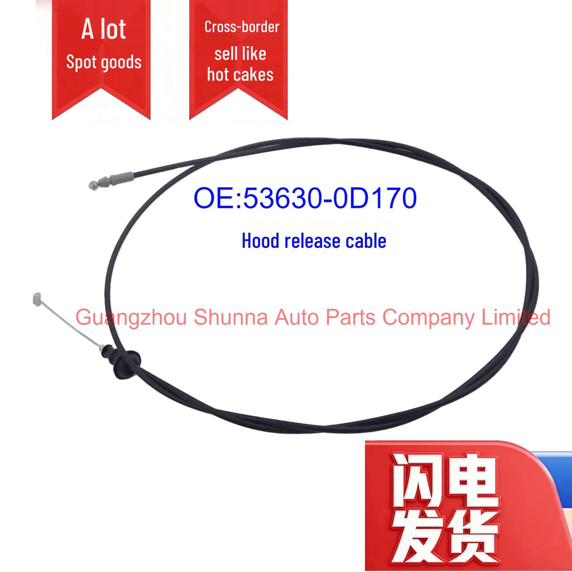53630-0D170 Hood Release Cable for 14-Year Toyota Vios NSP15# GZSN