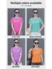 Women's 2025 Summer Ice Silk Quick-Dry Short-Sleeved Sports T-Shirt