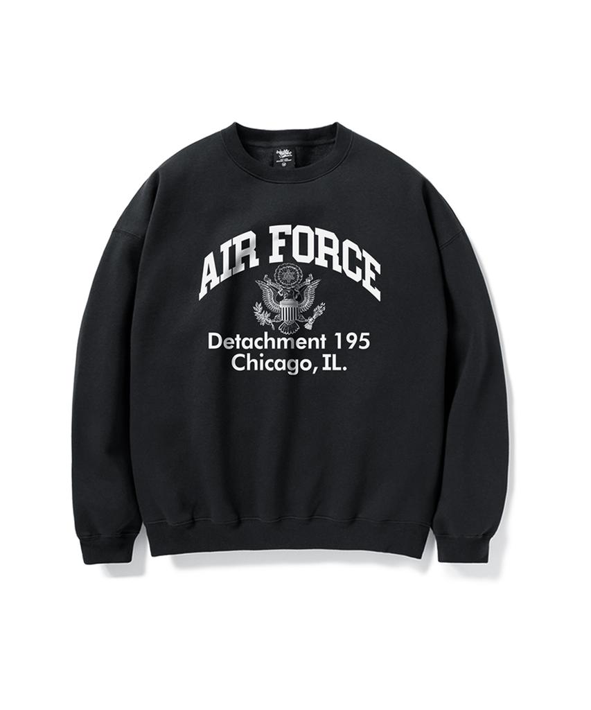 Peullukeu Air Force Sweatshirt Black Fmt3076