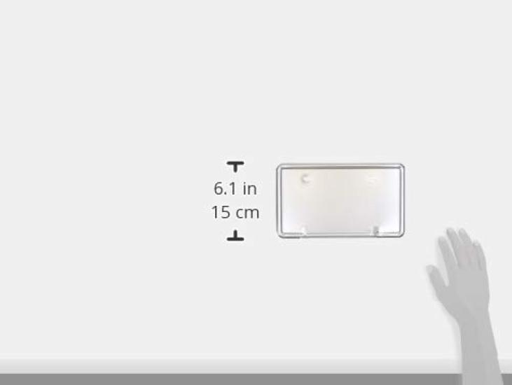 KITACO License Plate Holder Square 126cc and larger Steel with Plated Universal (NP-305/for motorcycles), Finish, Fit, 657-0010305