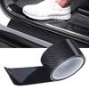 Door Sill Guard Scratch Free Acrylic Carbon Fiber Style Door Edge Protection Film Universal for Car