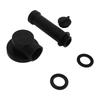 Oil Filler Tube Seal Cap Set 4962608 ABS Leakage Prevention Repalcement for Dodge Ram 2500 3500 D250 D350 W250