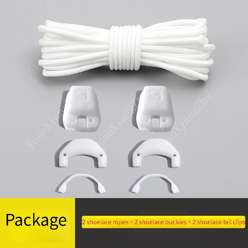 

Шнурки без завязывания Качественные шнурки для беговых кроссовок Круглые шнурки для тенниса Без завязывания Взрослые Детские Черные Белые Аксессуары для обуви 160cm белый