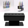 White Black Acrylic Tweezers Holder 13*7.8cm Tweezers Storage Holder Beauty Makeup Use