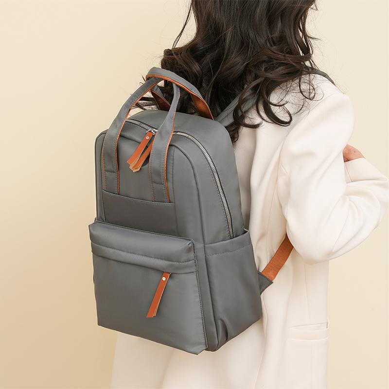 Pendler-Rucksack aus Nylon für Schüler, Schultasche, große Kapazität, Laptoptasche