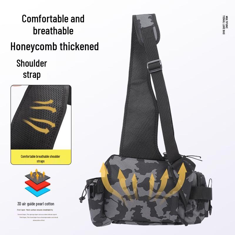 Oeny Large Capacity Camouflage Fishing Rod & Gear Bag