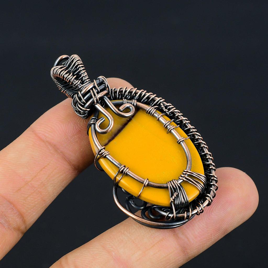 Tree Of Life Mookaite 999 Copper Wire Wrapped Pendant Handmade Gemstone Jewelry, Gifts For Wife Brand New Pendant