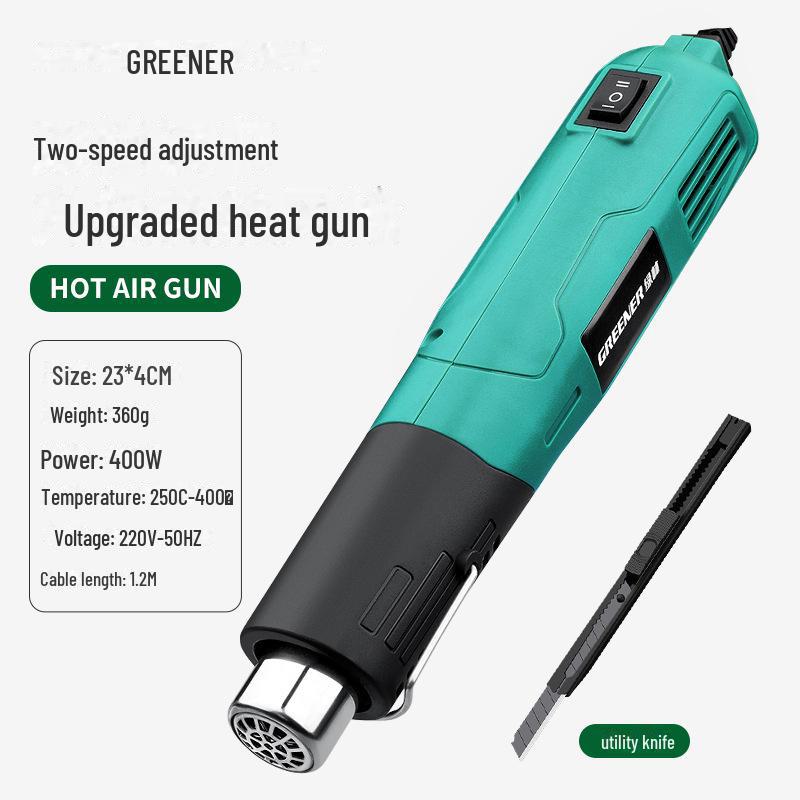 Green Forest High-Temperature Heat Gun for Film Shrinking & Mobile Repair