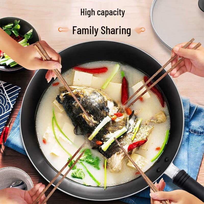 SUPOR Emaille Raffinierte Eisen Wok