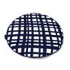 STYLE Decor Seat Cushion X Indigo Check Gingham Check Nordic Modern Stylish Zabuton Car Cushion W3602500 (34cm 34cm)