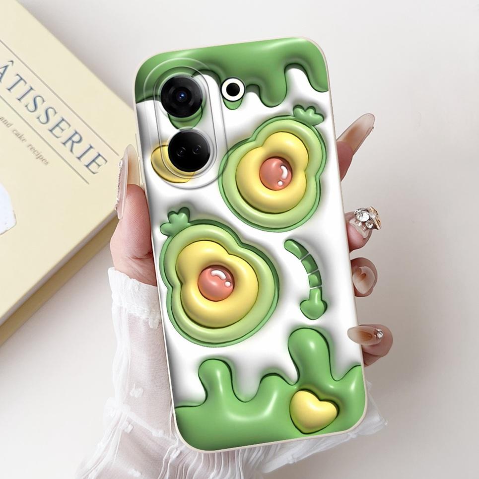 Luxury Fashion Back Cover For Tecno Camon 20 Pro 4G 5G Shockproof Coque On Camon 20 Premier Camon20 Phone Case Rabbit Cat Bumper