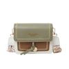 Fashionable Bag for Women, Versatile Crossbody Bag, Contrasting Color Shoulder Bags, Small Square Bag, Wide Shoulder Strap