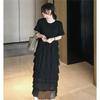 Plus Size T-shirt Dresses Women's Cotton Dresses Loose Beach Casual Women's O Neck Solid Colour Skinny Soft Solid Colour Dresses
