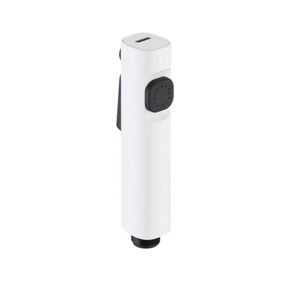 

High Pressure Spray Handheld Sprayer Nozzle Water-saving Sprinkler Douche Kit Shattaf Shower Head белый
