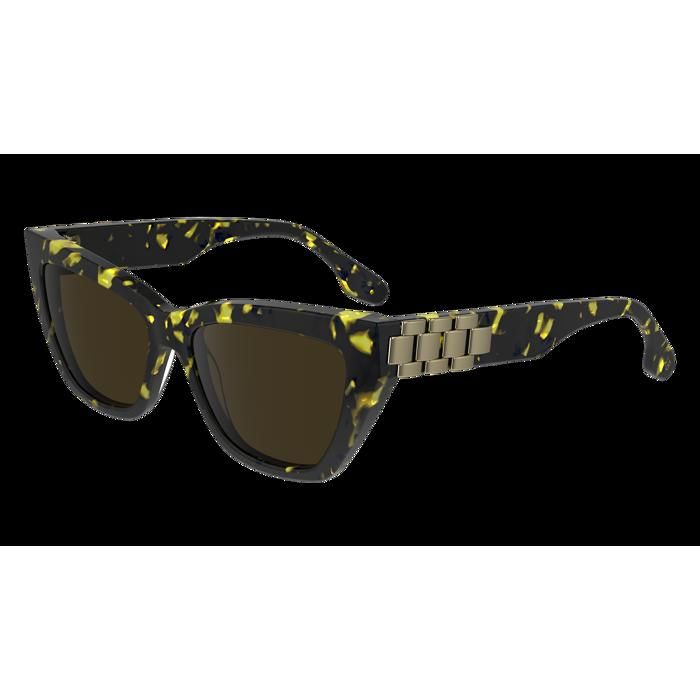 Lunettes de Soleil - VICTORIA BECKHAM - VB668S - 012 BLACK YELLOW HAVANA - Protection 3 - Femme