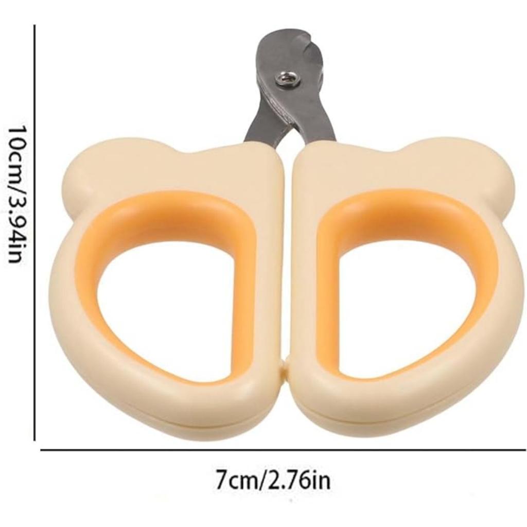 Practical Kitten Puppy Claw Nail Cutter for Trimming Pet Nail Clippers Cutter, Professional Pet Nail Clippers, Cute Bear Shape Cat Dog Nail Trimmer