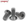 M5*13 Black Nickel Countersunk Plum Blossom Anti-Theft Screw, Grade 10.9