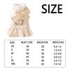Adjustable Pet Princess Skirt Thickened Cute Wind Dress Cute Puppy Clothes  Cat Accessories