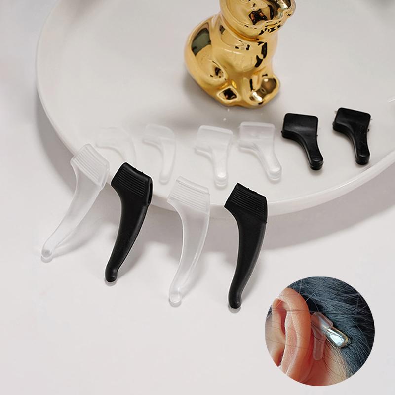 10 Pairs Per Set Silicone Eyeglasses Ear Hooks Elastic Non-Slip Eyewear Ear Grips High Quality Soft Glasses Retainers Set
