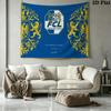 Luzern FC Wall Tapestry Aesthetic Wall Hanging Printed Fabric Blanket Decorative Tapestries for Bedroom Living Room Home Decor