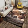 Cute Baby Cow with Flowers Suitable As a Non-slip Mat for the Living Room or Bedroom Sofa