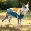 Outdoor Dog Coat with Back and Chest Coverage, Front Opening and Soft Fleece Pet Jackets for Cold Season Layer Use