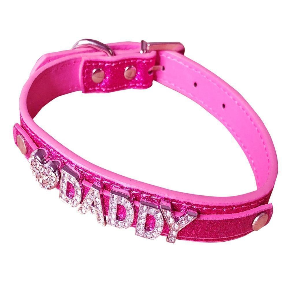 Rhinestone Daddy Collar Ddlg Littles Accessories Collars & Leashes