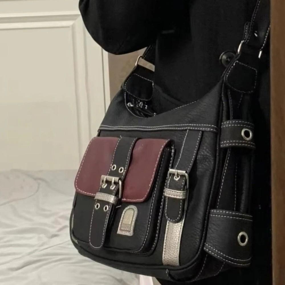 Exquisite Shoulder Bag Large Capacity Messenger Bag Punk Large Handbag  Dating