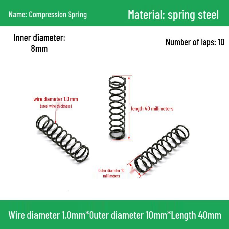 Heavy Duty Y-Type Compression Spring Shock Absorber, 1.0mm Wire Diameter, Outer Diameter 5-20mm.