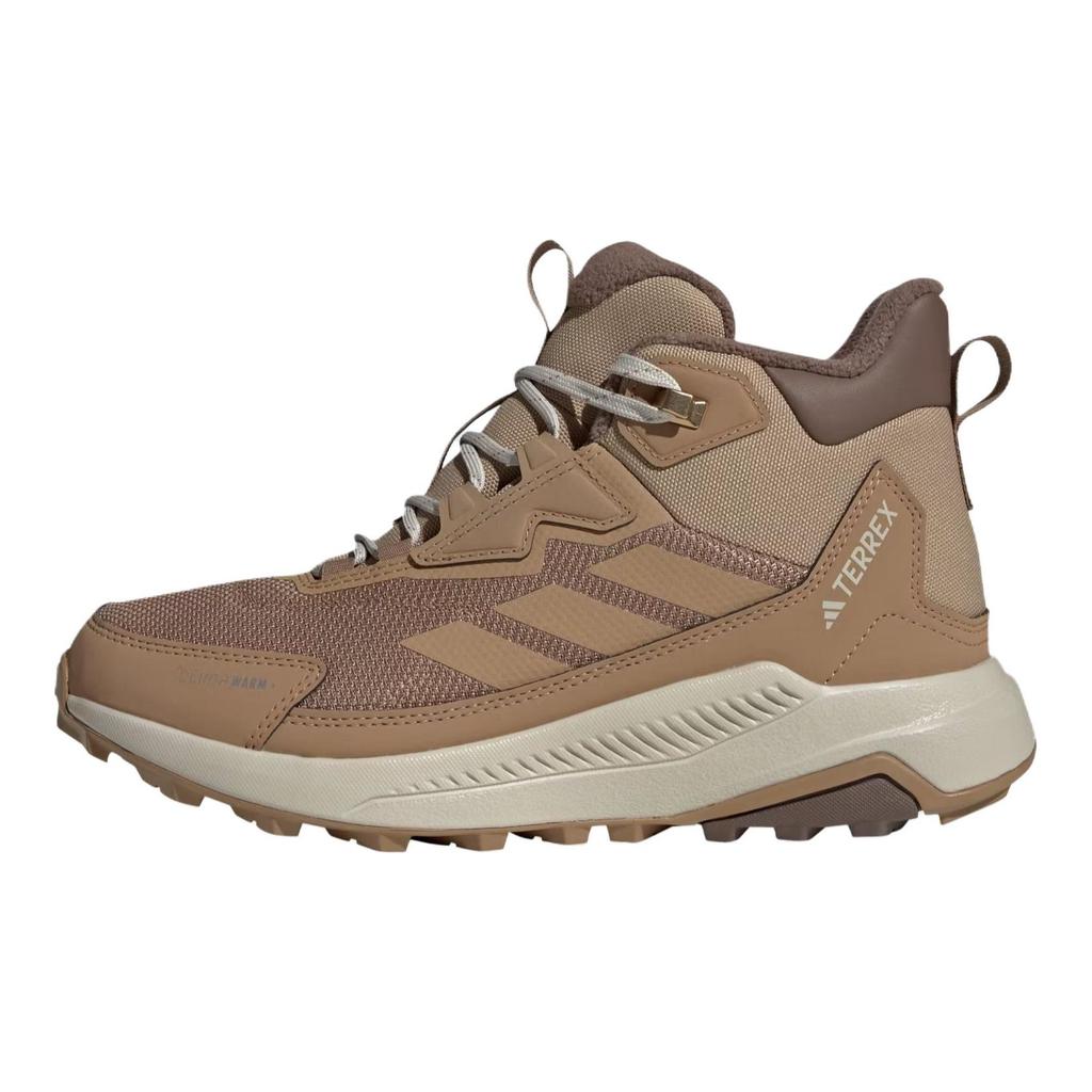 Adidas Terrex Anylander Climawarm Comfortable Versatile Warm Waterproof Breathable Hiking Shoes Women Hiking Shoes Brown JS1432