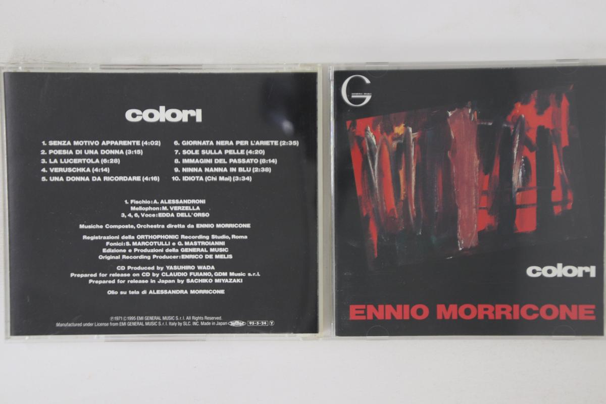 

CD ENNIO MORRICONE - Colori SLCS7244 GENERAL 1995 Japan Soundtracks & Musicals Used