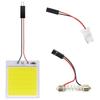 Car Interior Led Panel Light Kit Super Bright Cob Universal Adapters For Auto Dome Trunk Lighting Replacement