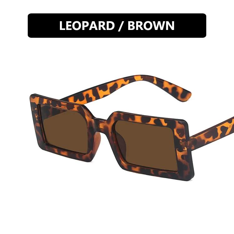 Women Sunscreen Glasses Square Trendy Sunglasses Retro Street Photo Holiday Fluorescent Green Fashion Small Frame Sun Glasses