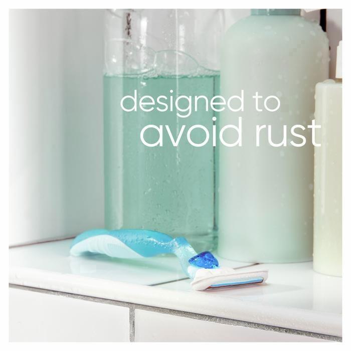 Rasoir Rechargeable - Venus - Smooth 3 Lames - 2 Cartouches - Sérum MoistureGlide - Peigne Micro Fine