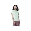 Li Ning Sports Lifestyle Series Casual Simple Pullover Comfortable Solid Color Versatile Short Sleeve Polo Shirt Women Polo Shirts APLV496-2