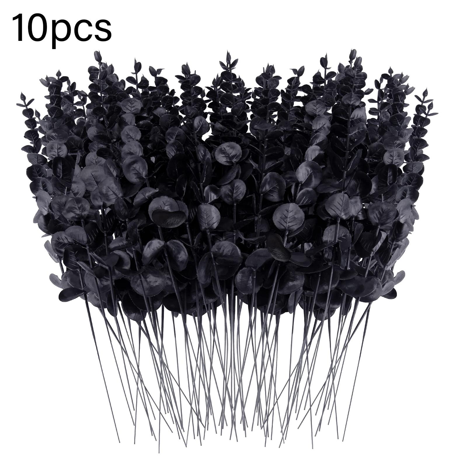 

10Pcs Artificial Eucalyptus Stems Plastic Faux Plant Home Office Wedding Party Decor A