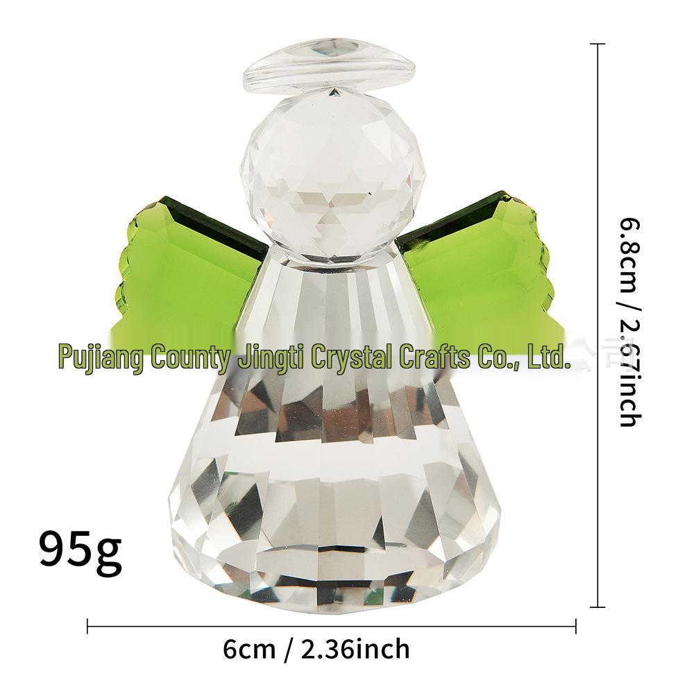 

Crystal Angel Doll Decorative Ornament for Wealth Protection Gift