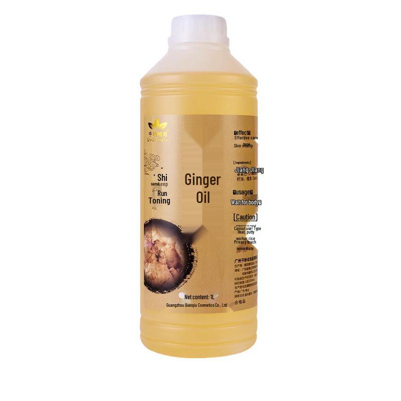 Ginger Oil Massage Essential for Gua Sha and Full-Body Meridian Therapy
