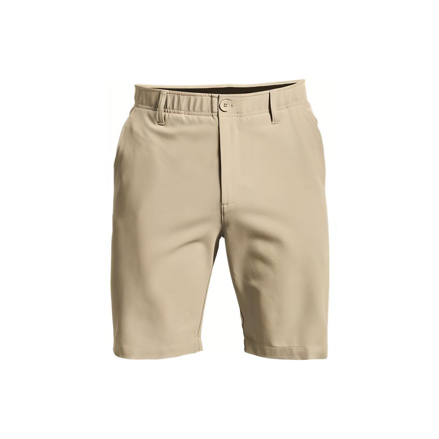 Under Armour Drive Solid Woven Waterproof Golf Shorts Men Shorts Brown 1364409-289 30