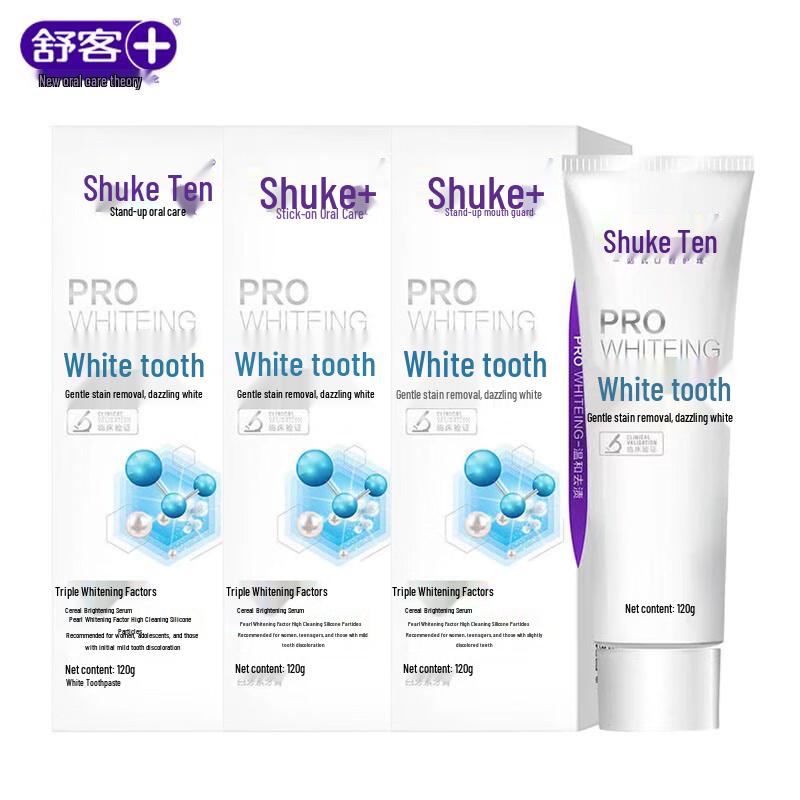 Shuke Shining Whitening Toothpaste 3-Pack