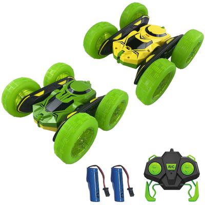 Remote Control Car for Kids, 2.4GHz 4WD Electric Stunt Car, Double-Sided Driving 360-degree