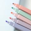 12Pcs/Set Highlighter Pens Non-Neon Pastel Colors Quick Dry Marking Pen Study Journaling Office School Supplies