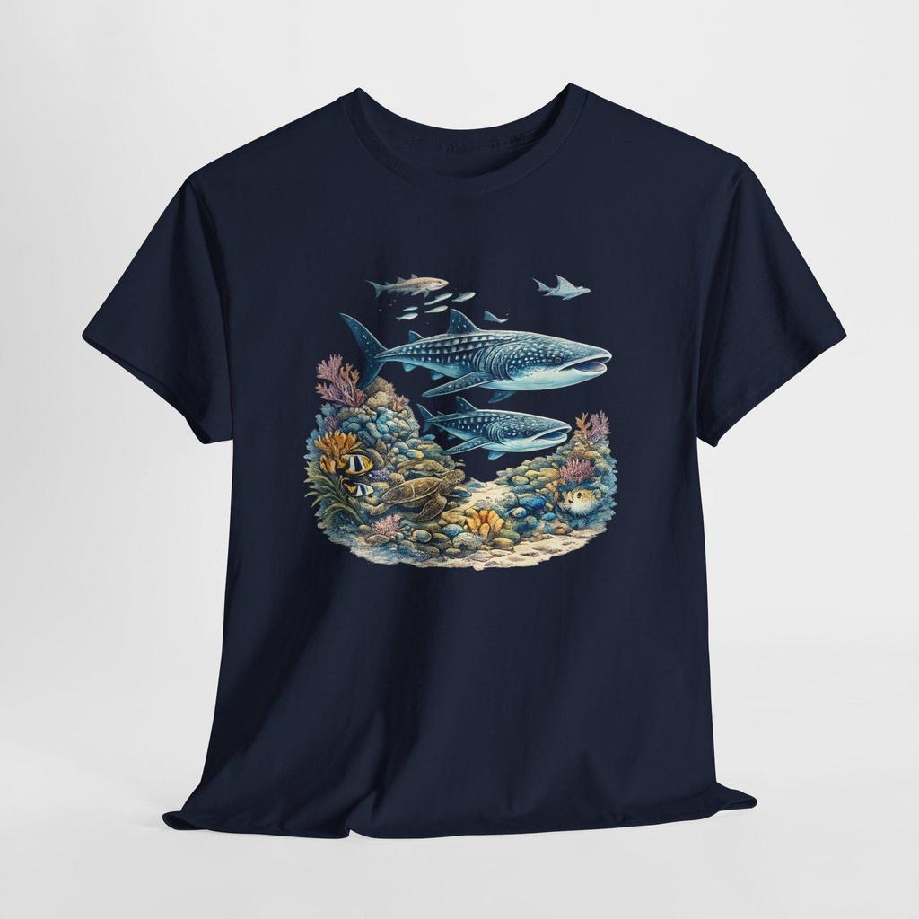 90s Sea Animals T Shirt, Vintage Ocean Wildlife Retro Marine Biology Graphic Tee, Coastal Aquarium Nature Lover Shirt