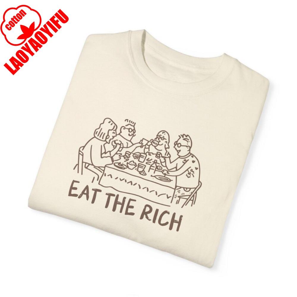 

Eat The Rich Doodle Aesthetic Minimalist Anarchist Shirt Eattherich Feminist Shirt Liberal Shirts Socialist Leftist 4XL