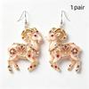 1/2Pcs Cute 2D Flat Goat Themed Hanging Ornament Acrylic Pendant for DIY Jewelry Making Bag Charm Daily Decor