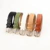 New Women's Belt Fashion Braided Pin Buckle Belt