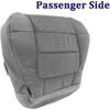 Passenger Bottom Seat Cover Cloth for Ford F150 XLT 2001-2003 Dark Graphite Gray