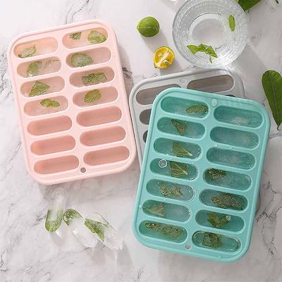 Sausage Maker Mould 14 Grids Silicone Diy Ham Dog Making Moulds With Lid Kitchen Household Sausages Cake Baking Tools Molds